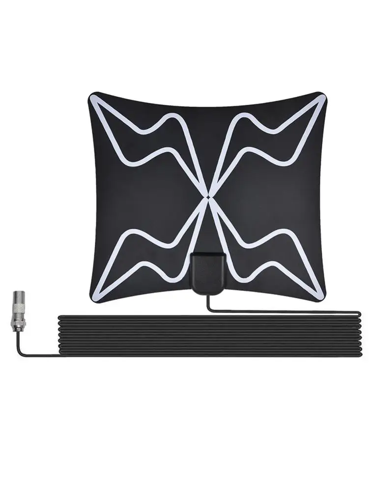 2021 tmddotda 4K 25DB High Gain HD TV DTV Box Digital TV Antenna EU Plug 2000 Miles Booster Active Indoor Aerial HD Flat Design