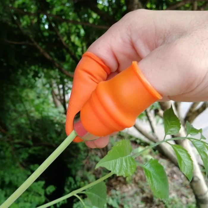 Садовые силиконовые ножи разделитель пальчиковые ножи для уборки растений садовые инструменты 66CY