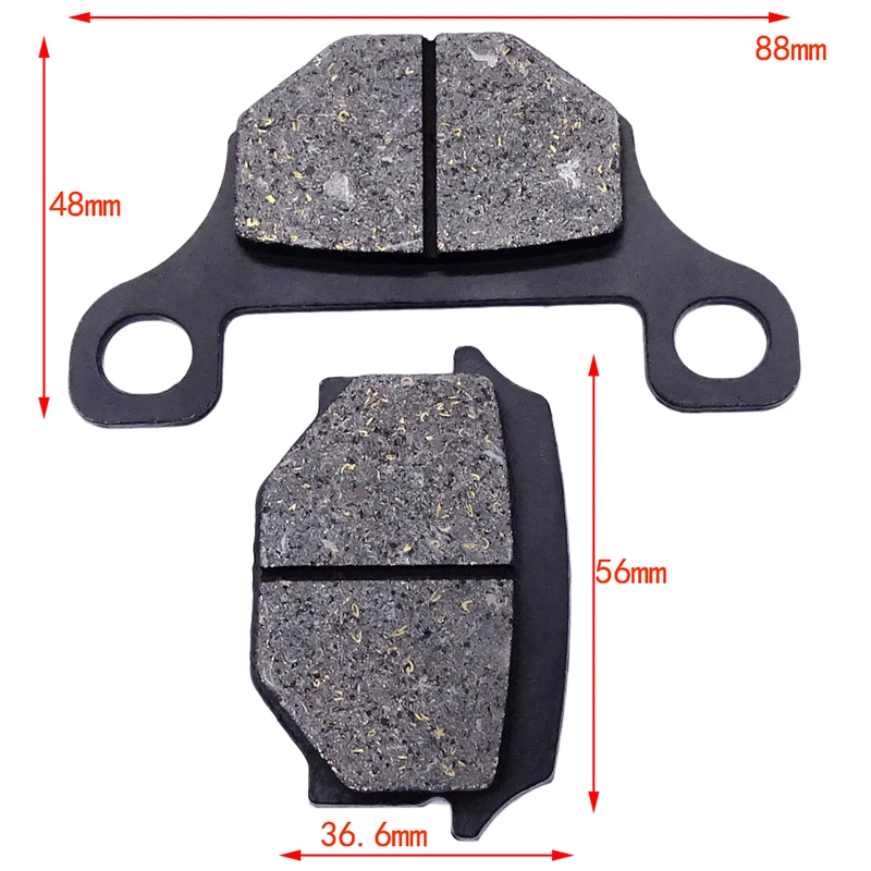Передние тормозные колодки для мотоциклов Suzuki GN125 1982-1990 GN125H 2010-2018 диски 1 пара |