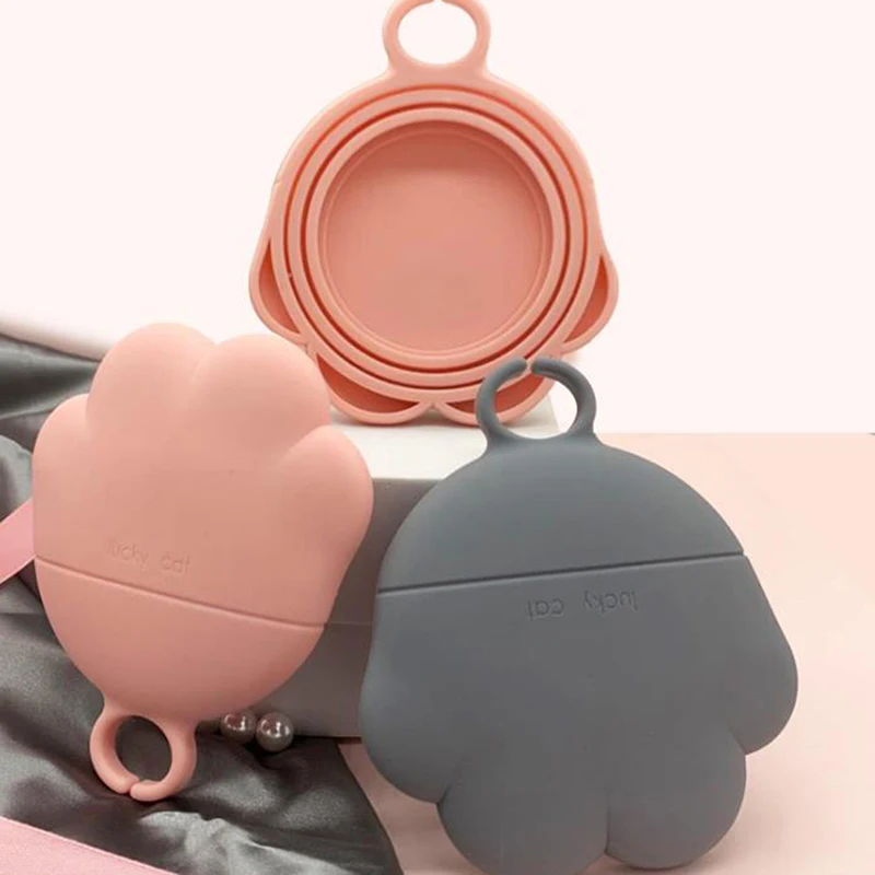 Портативная силиконовая консервированная Крышка для собак и кошек крышка
