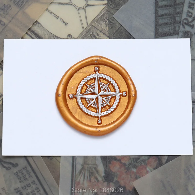 Штамп с компасом фотография приключений приглашением Рождественская подарочная