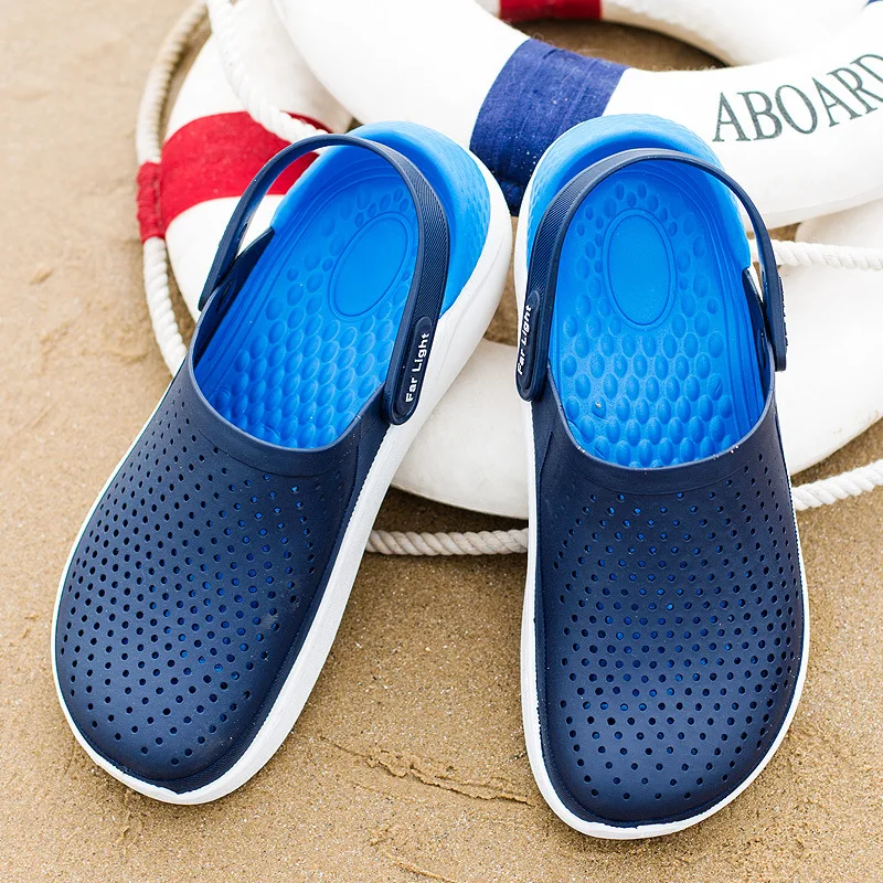 Летние сандалии модная одежда пляжные шлепанцы большого размера мужские