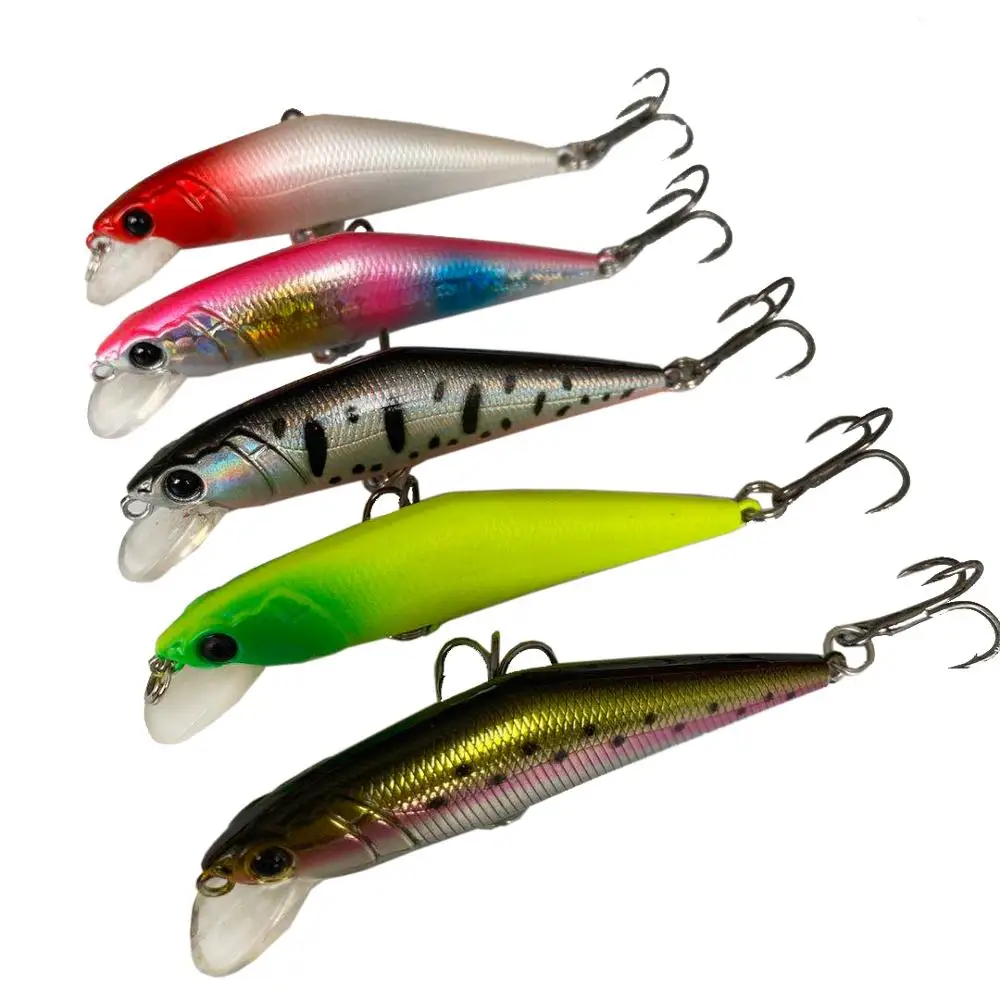 

SWOLFY 5 шт./лот 65 мм/8 г Блесна Приманки погружающиеся Swimbait Iscas искусственные рыболовные приманки пластиковые жесткие