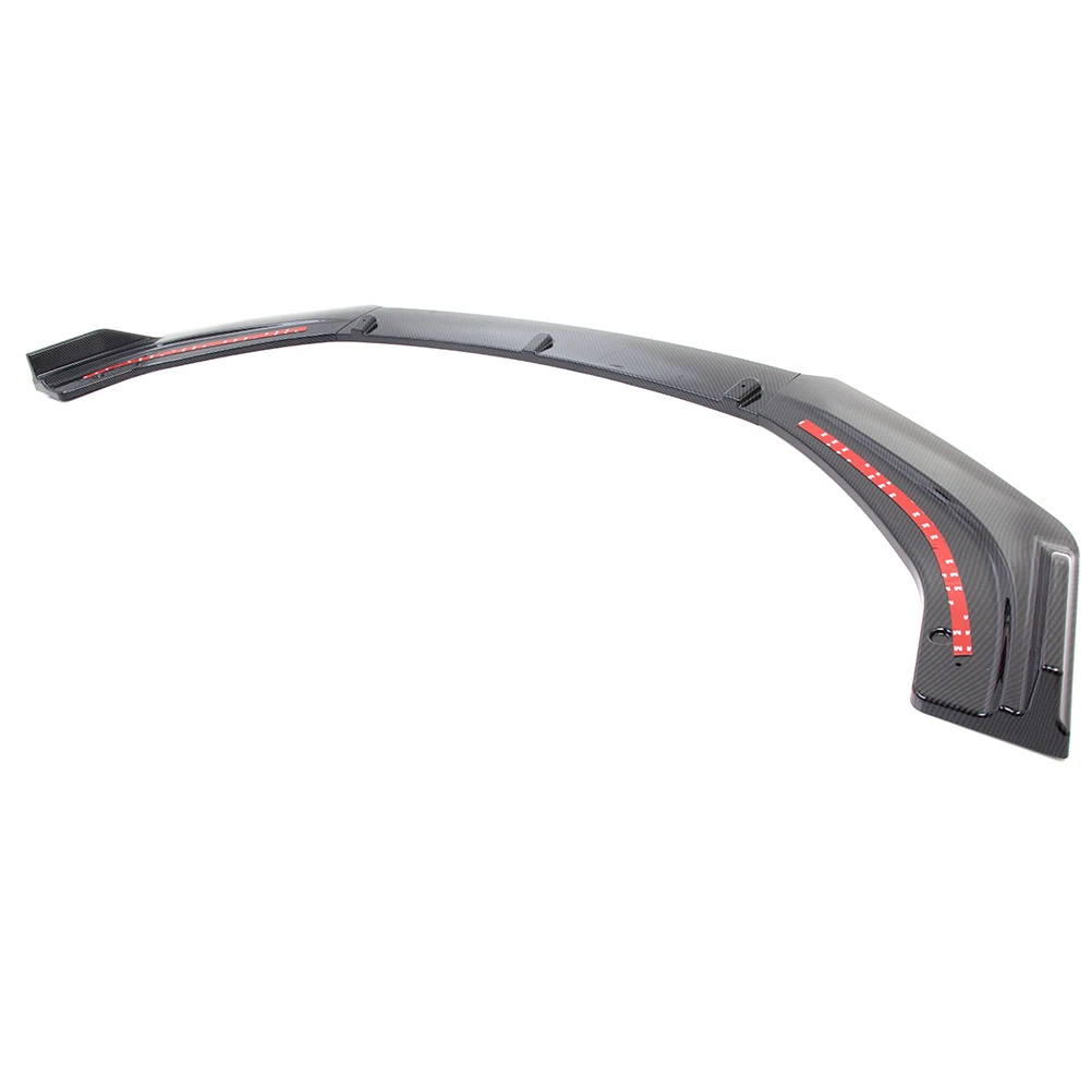 3 шт./компл. чехол для переднего бампера автомобиля спойлер из углеродного