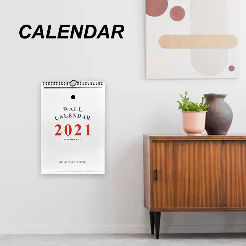 

2021 Calendar Wall Hanging Calendar DIY Daily Schedule Monthly Work Note Schedule Wall Calendar Agenda Planner