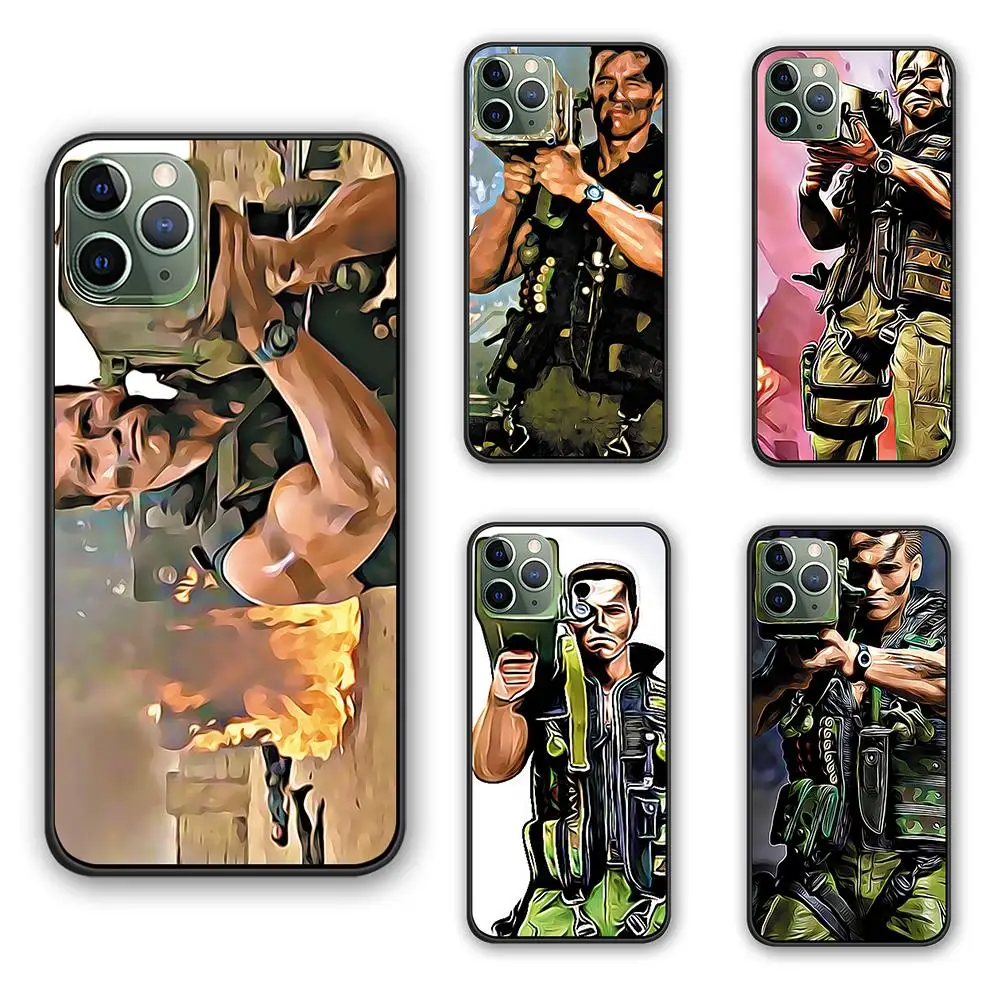 Арнольд Шварценеггер фильм Коммандо 1985 плакат чехол из закаленного стекла для