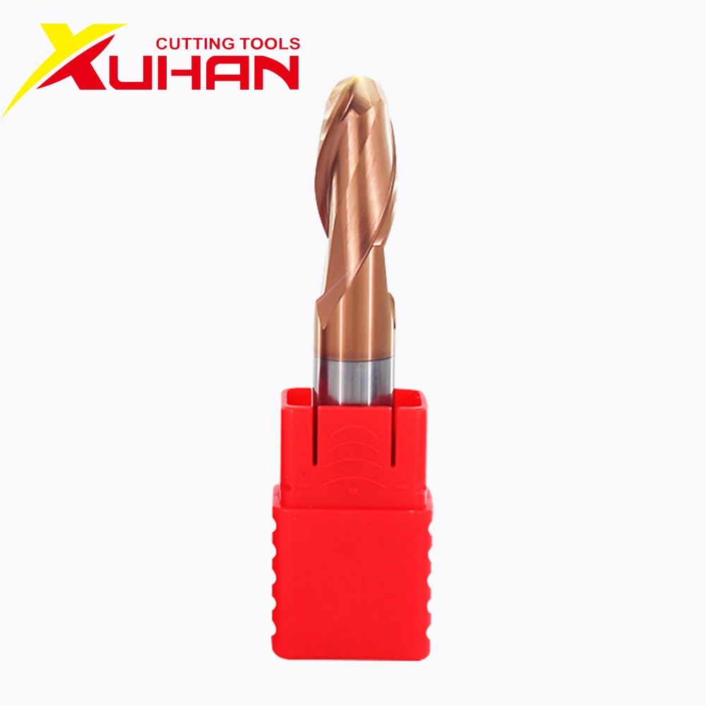 Концевая фреза с 2 канавками R2.5 R3 R4 R5 R6 ЧПУ для обработки металлических