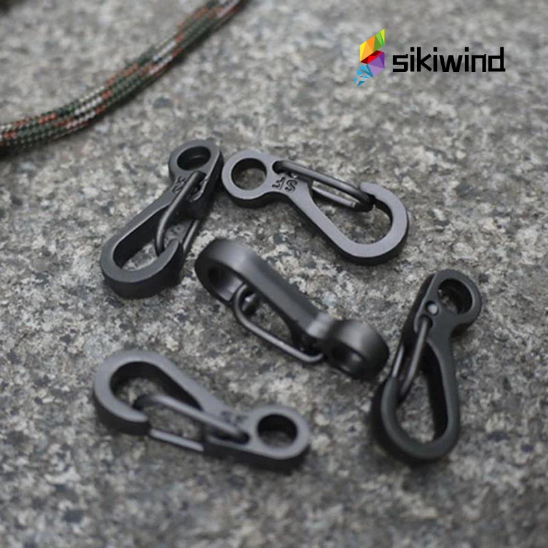 1pcs Mini Carabiners Spring Backpack Clasps Climbing Accessories EDC Keychain Camping Hooks Paracord Tactical Survival Gear Z70 | Спорт и