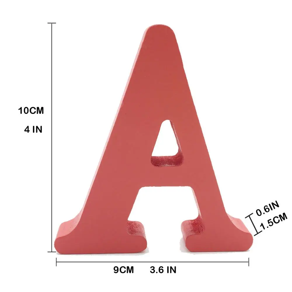 1 шт. деревянные украшения в виде букв | Дом и сад