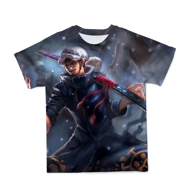 

Summer 3D New Couples Wear Breathable Material Anime One-Piece Men'S T-Shirt Loose Short-Sleeved Fashion Fat Shirt 110-6XL