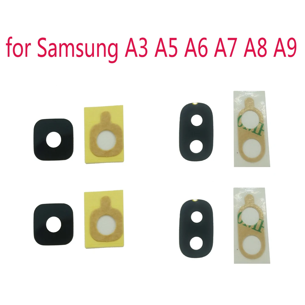 20 шт. стеклянный объектив для камеры Samsung A3 A5 A6 A7 A8 A9 оригинальный телефон новая