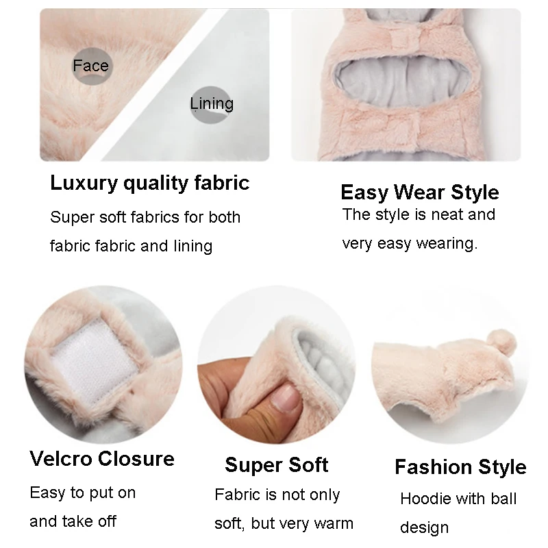 UFBemo роскошное пальто для собак зимняя одежда теплая куртка питомцев костюм фурри