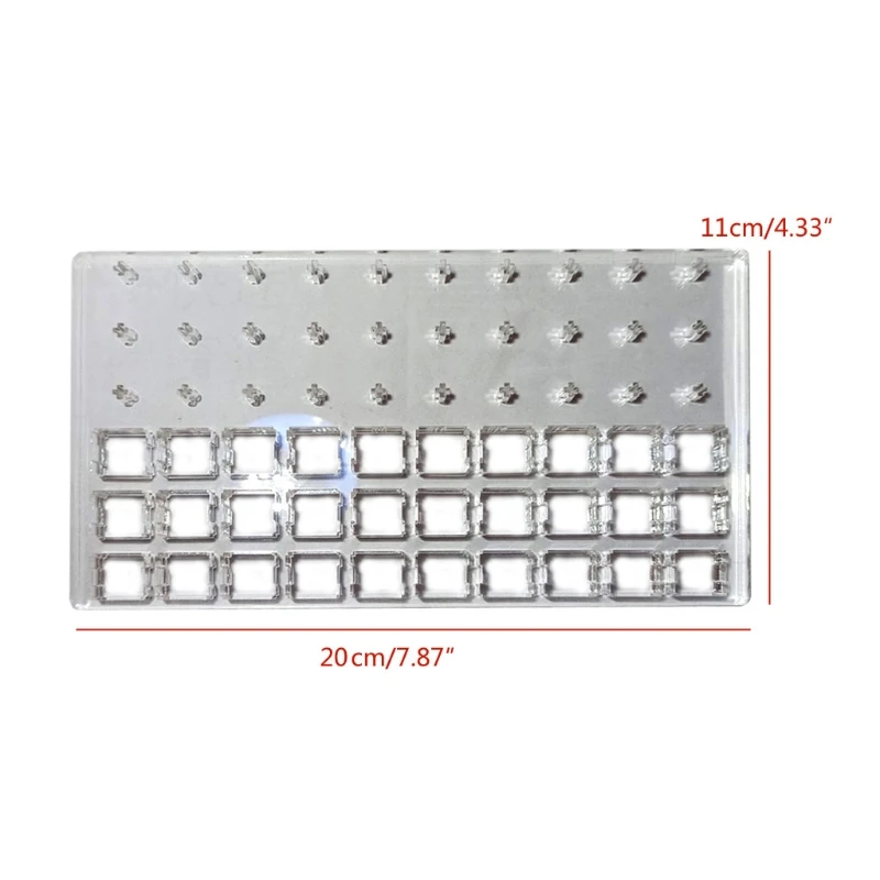 

Acrylic Board for Lubricate Switch Mechanical Keyboard Switch Tester Base DIY Tool Double Layer Acrylic Lube Modding
