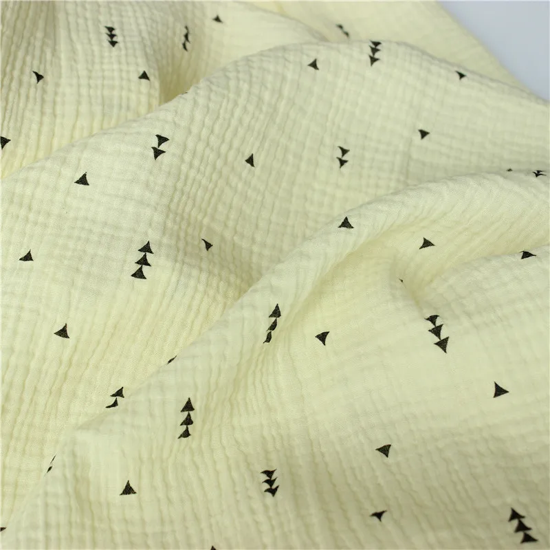 100x135 см хлопковая ткань с узором двойная Марля мягкая детское одеяло для