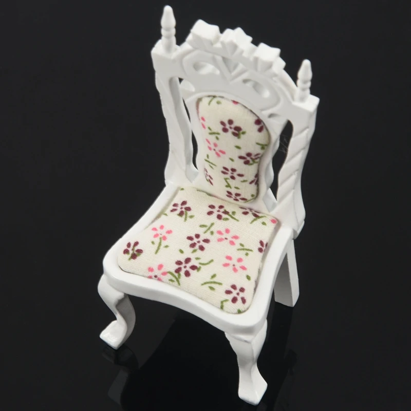 1/12 кукольный домик миниатюрная винтажная мебель для гостиной стул