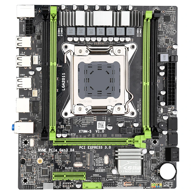 Материнская плата qiyida X79 Intel Xeon E5 M-S V2 + процессор 2 0 Оперативная память 4*4 Гб DDR3 2640