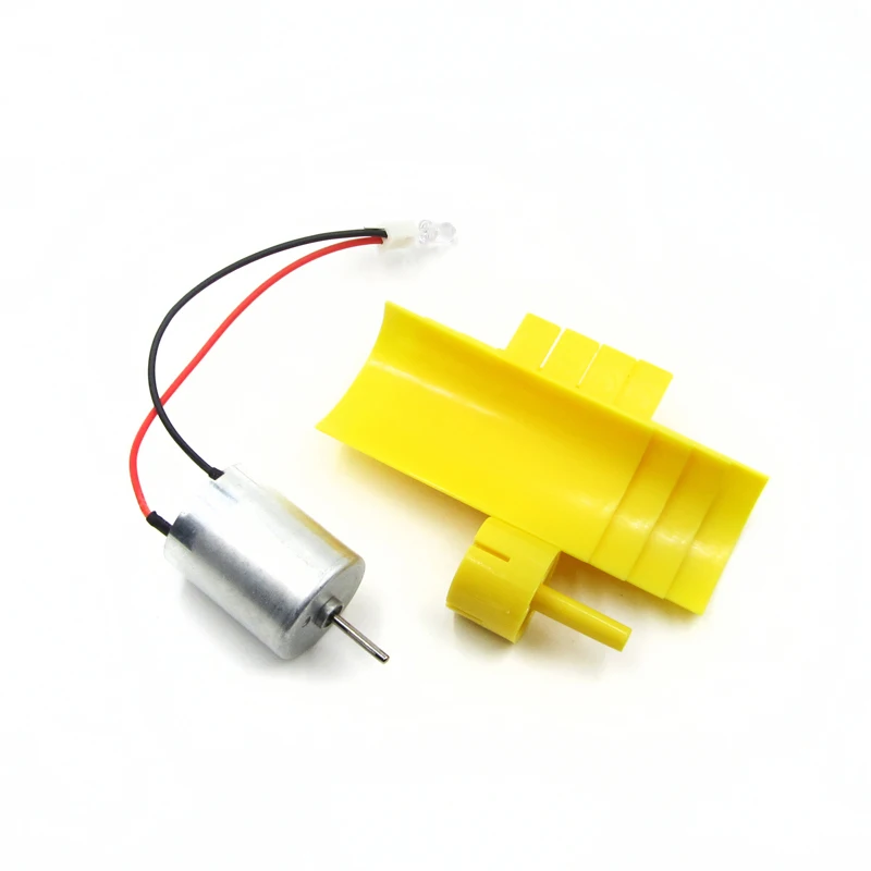 Желтый DC микро мотор небольшой светодиодный фонарь вертикальной оси ветряные