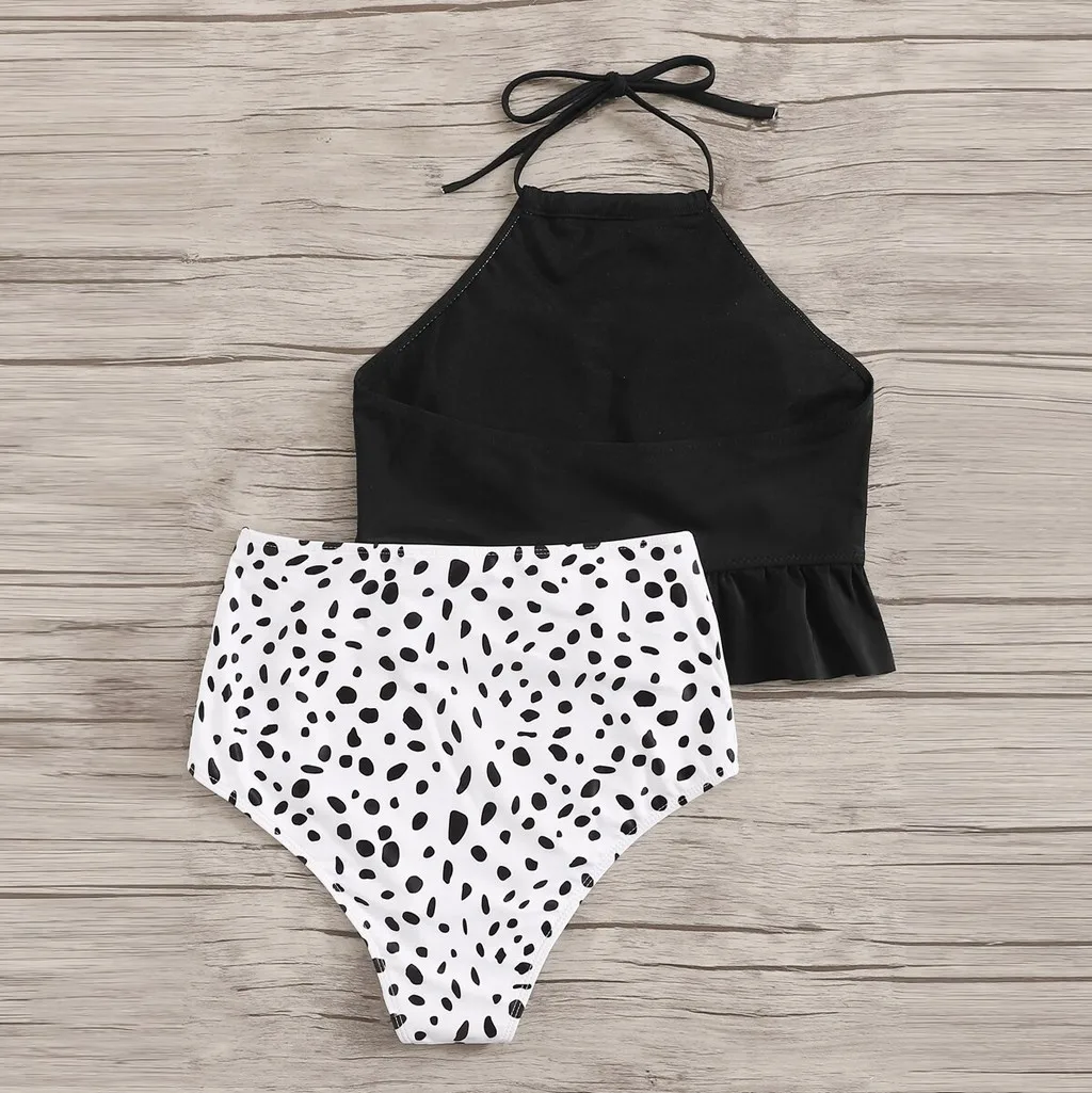 Бикини Женский бандажный комплект бикини с принтом бразильский купальник