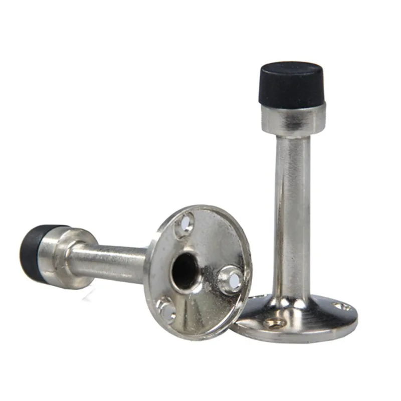 2 шт Цилиндрические дверные стопоры из нержавеющей стали Стопорные 75 мм буферные