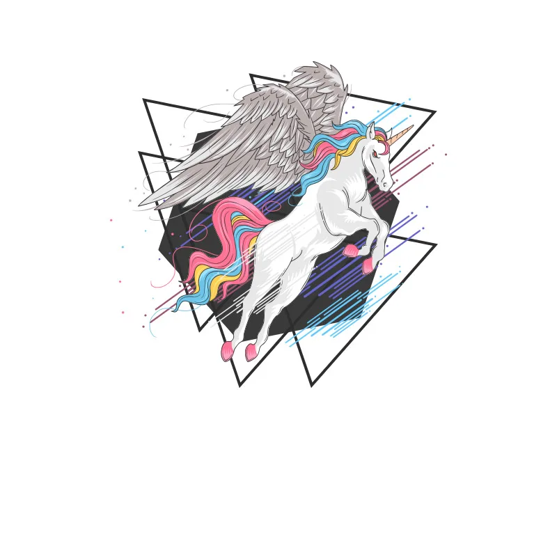 1 шт. Лошадь Единорог пони нашивка утюгом на одежду DIY аксессуары