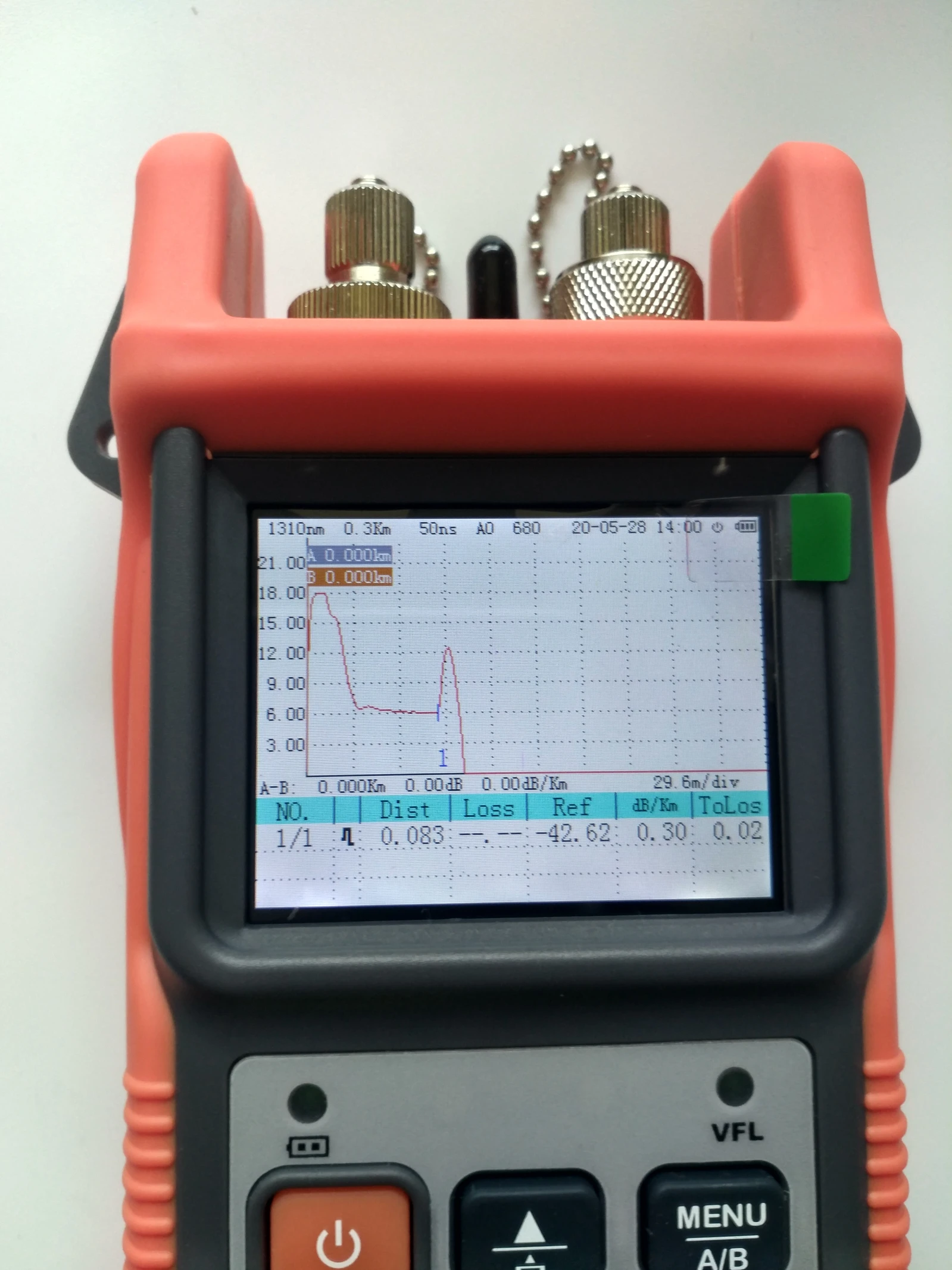 Оптический Волоконно-оптический прибор Ranger MINI OTDR UPC CY-190S CY190S Визуальный
