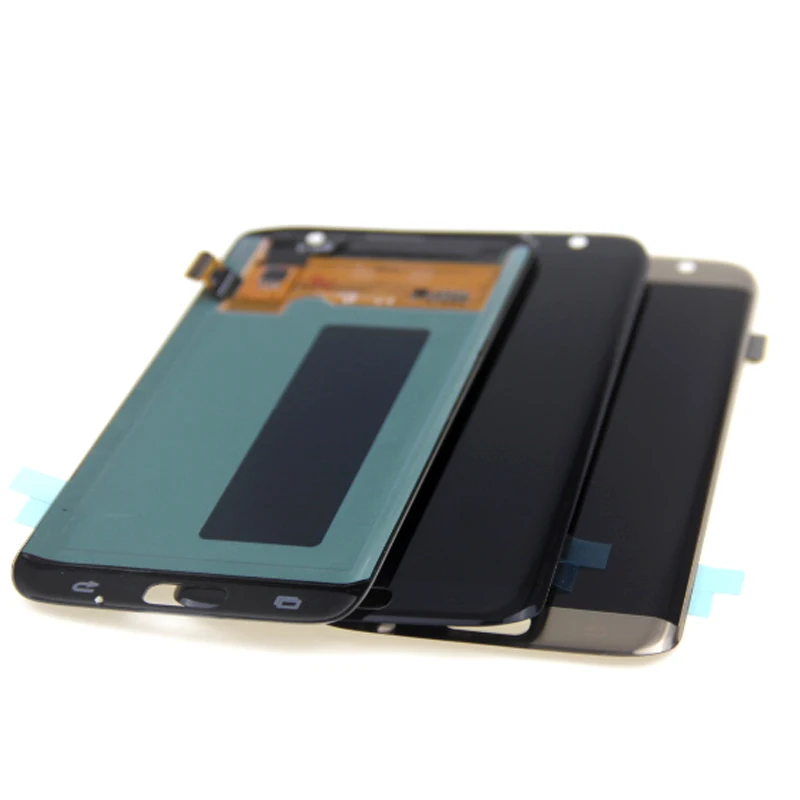 Сменный ЖК дисплей 5 дюйма запасные части для SAMSUNG S7 Edge Pantalla G935 G935F|Экраны