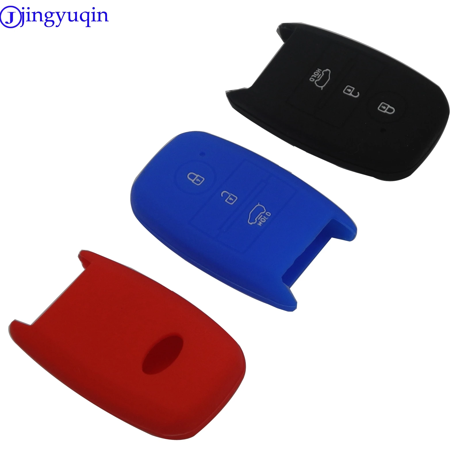 10 шт. силиконовый чехол для Kia Rio Ceed Soul Sportage Sorento Carens Picanto Skin Smart Holder|Футляр