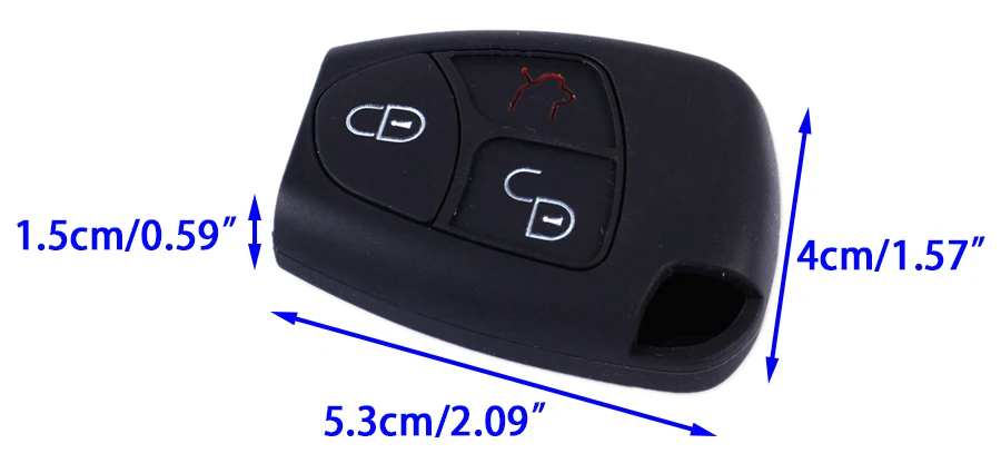 Чехол для ключей автомобиля Mercedes Benz A B C E ML S CLK CL SLK класс W169 W211 W202 C180 W203 W204 W124 спринтер силиконовый брелок
