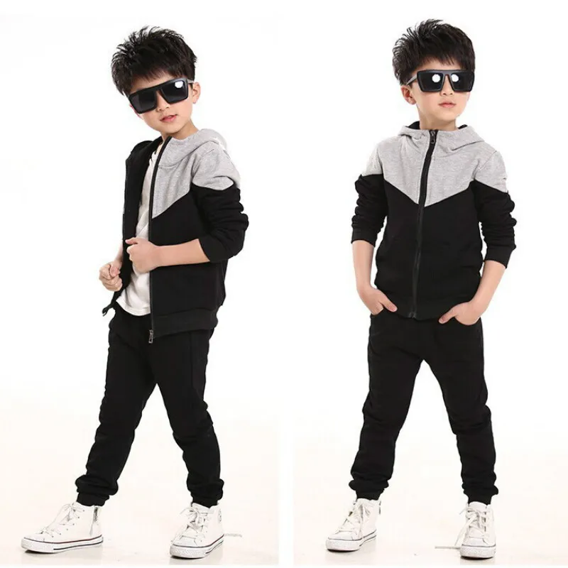 Спортивный костюм для мальчиков длинные штаны весна-осень |