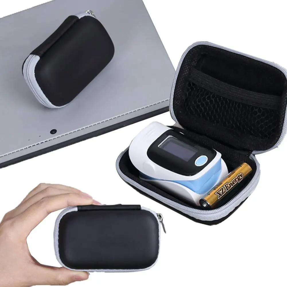 Hard EVA Travel Oximeter Protecive Case Bag Portable Zipper Carry Pouch Box For Fingertip Pulse OximeterHealth Care Tool | Дом и сад