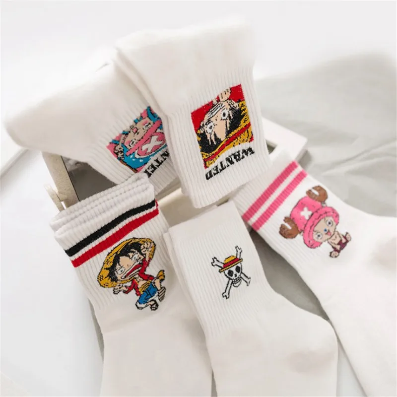 Chaussettes classiques à Tube central  motif de dessin animé  chaussettes en coton doux pour hommes