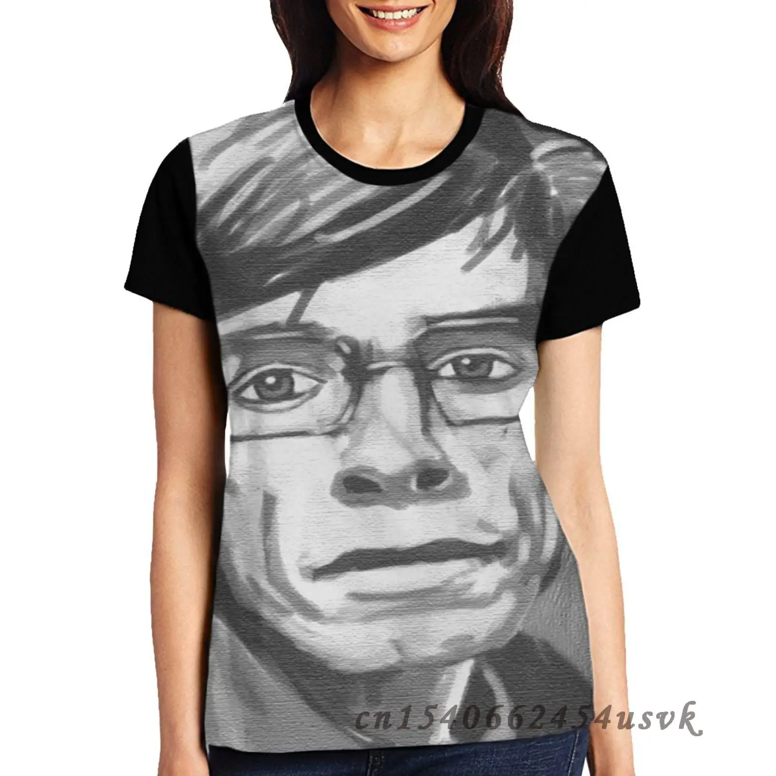 Funny Family Matching Clothes Stephen Hawking Men Tshirt All Over Print Women T-Shirt Child Short Sleeve Tops Tee | Мужская одежда