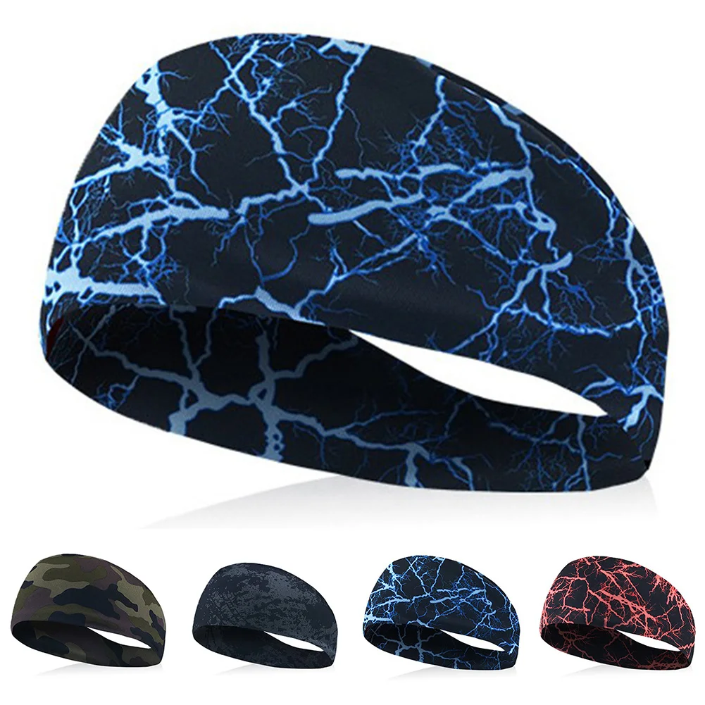 Повязка на голову спортивная для мужчин и женщин эластичная впитывающая повязка