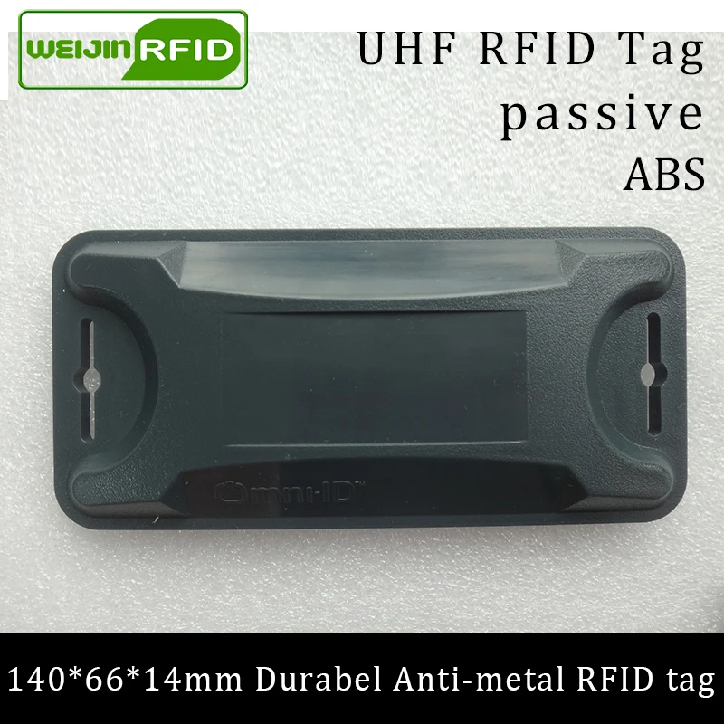 UHF RFID Анти металлическая метка 915 МГц 868 м Alien Higgs3 140*66*14 мм EPC Gen2 6C прочный ABS длинный