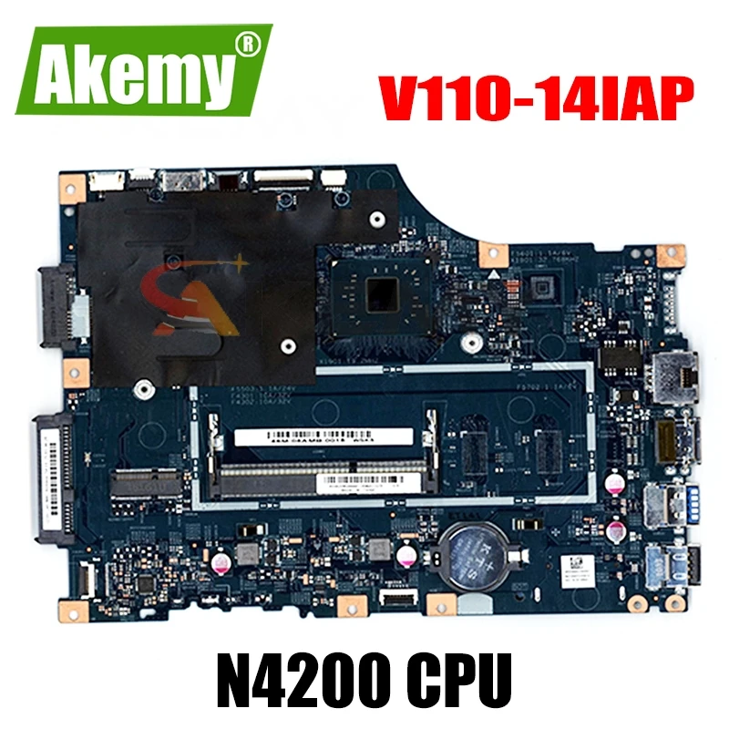 

Новый MB для Lenovo V110-14IAP материнская плата для ноутбука с процессором N4200 FRU: 5B20M44688 15270-1 Материнская плата DDR3 100% протестирована Полная работа