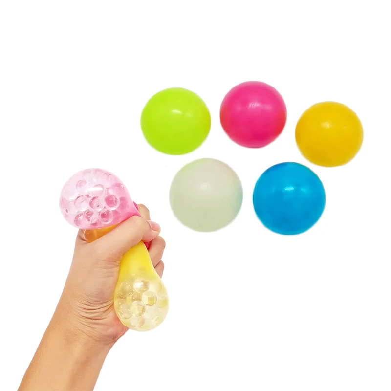 

Антистрессовые светящиеся бусины, регулируемые цвета шарики для сжимания, ДНК-игрушки для девочек, детей, взрослых, игрушка-антистресс