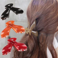 vintage hair claw clips crab for women hairpin girls plastic large pure styling barrettes bow ponytail hair accessories headwear