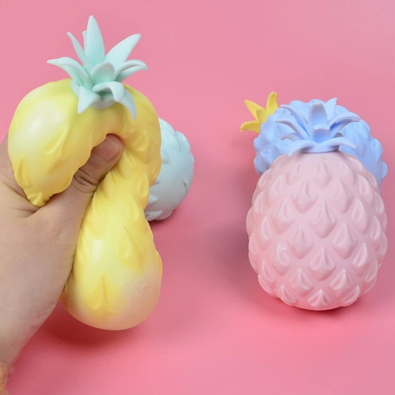

Fidget Toys Stress Balls Novelty Powder Ball Anti Stress Pineapple Stress Relief Vent Pineapple Decompression Toy