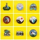 Уличные Значки для одежды, металлические значки с изображением Кита, брошь, эмалированный штифт, Подарочные значки на лацкан, украшения на джинсы