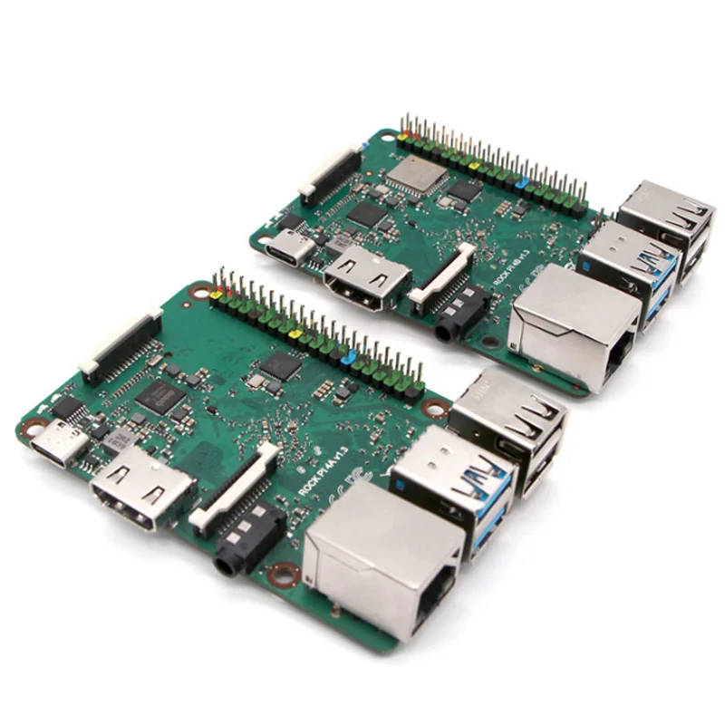 ROCK PI 4B V1.4 Rockchip RK3399 ARM Cortex шестиядерный SBC/одноплатный компьютер, совместимый с официальным малиновый PI дисплей