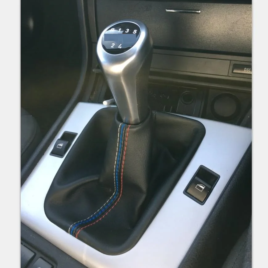 

For BMW 3 Series E36 E46 M3 New Car Shift Knob Stick Manul Handbrake Leather Gaiter Boot Cover Case Gear Shift Collar