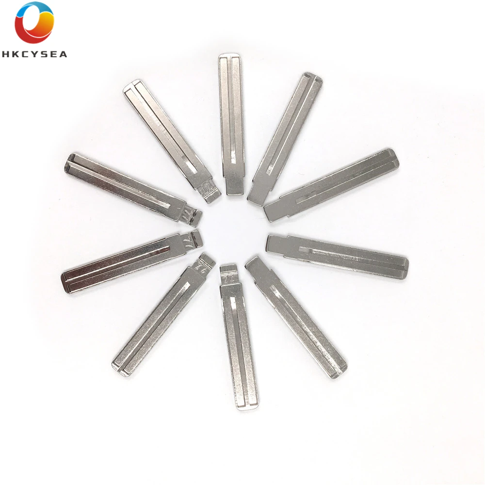 Металлическая заготовка HKCYSEA 10 шт./лот необработанный флип KD VVDI JMD дистанционный
