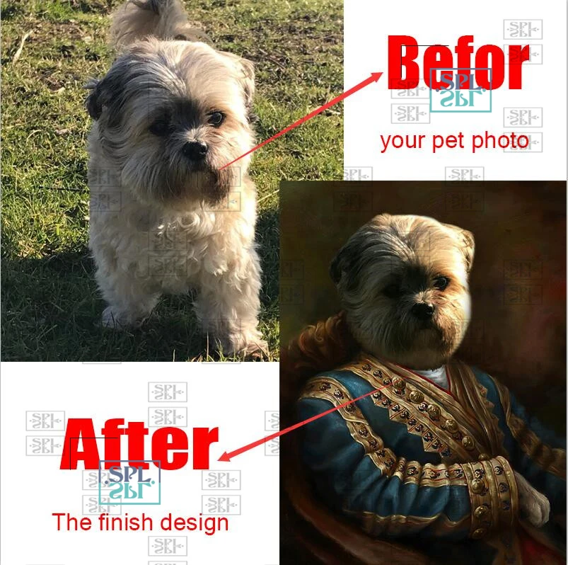 На заказ портретная картина для домашних животных холст картины на