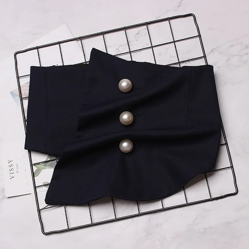 

Black Multicolor Irregular Plaid Printed Pearled Nailed Irregular Stitch Wide Belt Women New Fashion Tide Spring Summer 2021