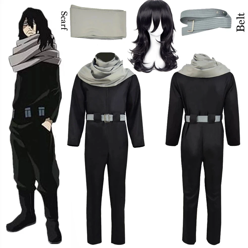 

Anime Comic My Hero Academia Cosplay Costumes Aizawa Shouta Cosplay Halloween Carnival Party Men Women Uniform Suit