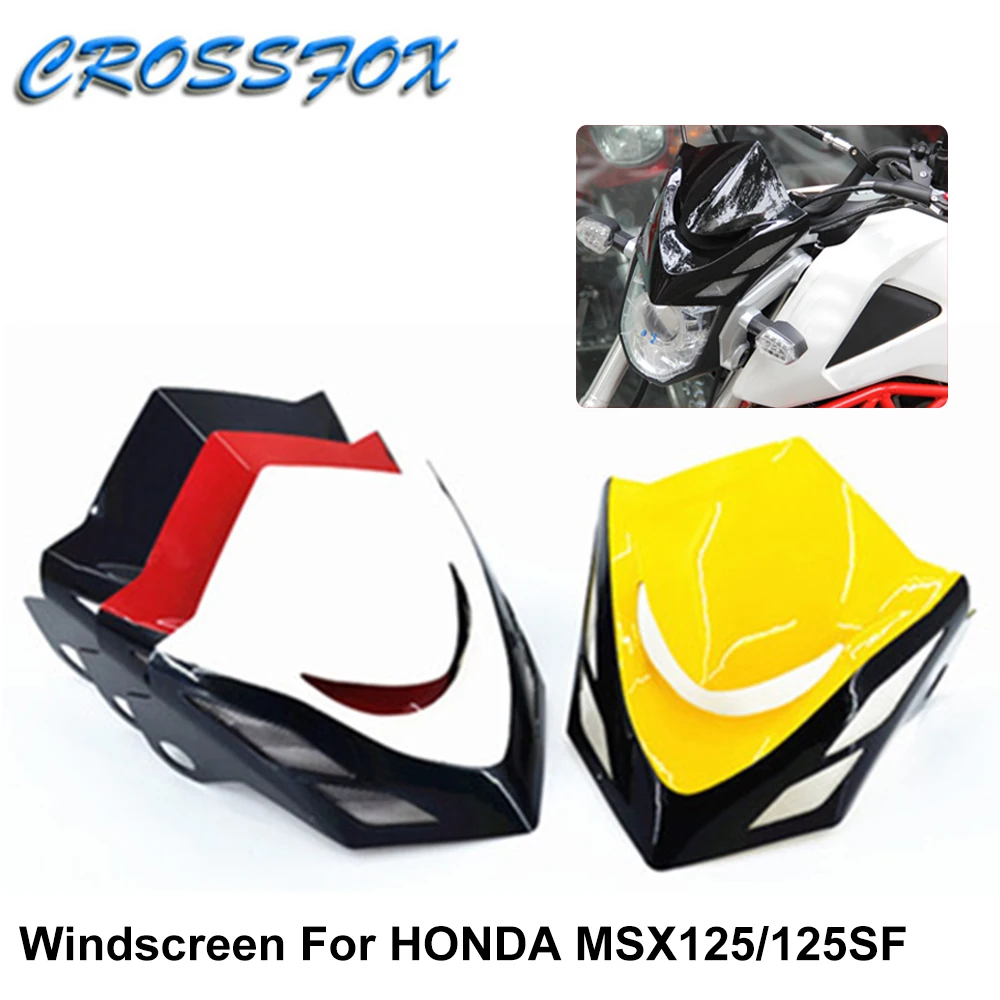 Лобовое стекло для мотоцикла лобовое Honda msx125 MSX 125 M3 M5 2013 2014 2015|Козырьки от ветра и