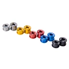 Звездообразные болты для горного и дорожного велосипеда CNC 7075 T6, звездообразные винты из алюминиевого сплава 5 мм 7 мм для деталей, кривошипная система 5 шт.