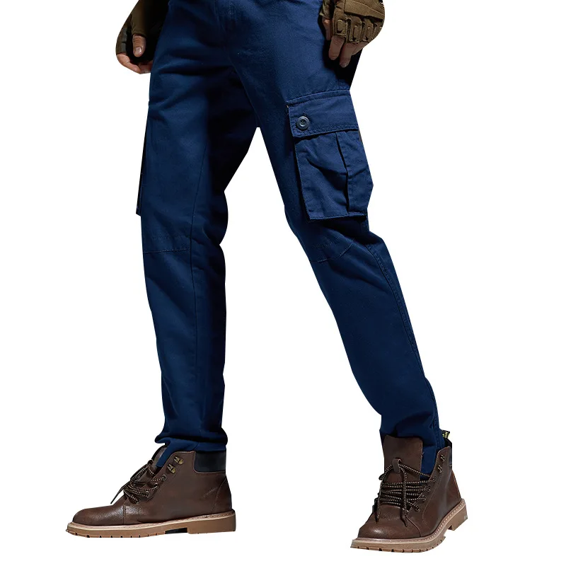 

Men's Cotton Military Cargo Pants Spring Autumn Casual Streetwear Trousers Man Tactical Pants Multipockets Outwear Cargo Pant