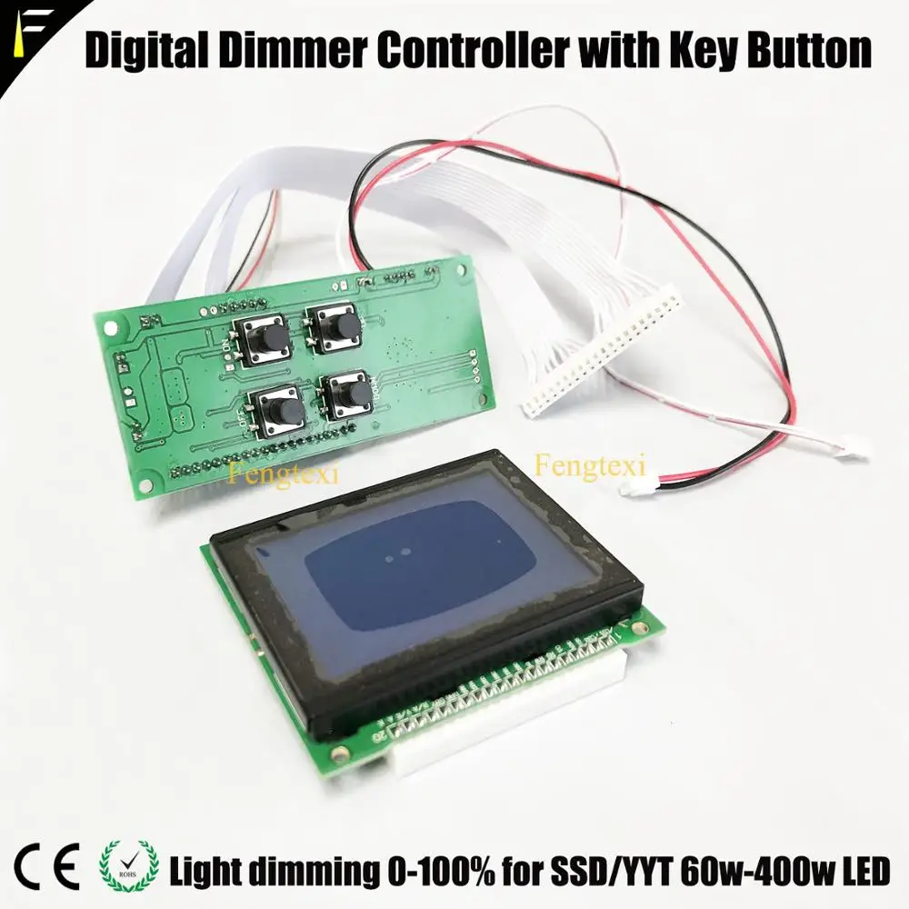 Medical 90W LED Endoscope Light Source Brightness Dimming & Temperature Monitoring Display Controller PCB Keyboard PWM Parts