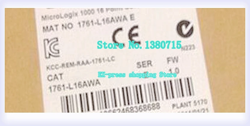 

New Original 1761-L16AWA PLC 120VAC 10 Input Points 6 Output Points